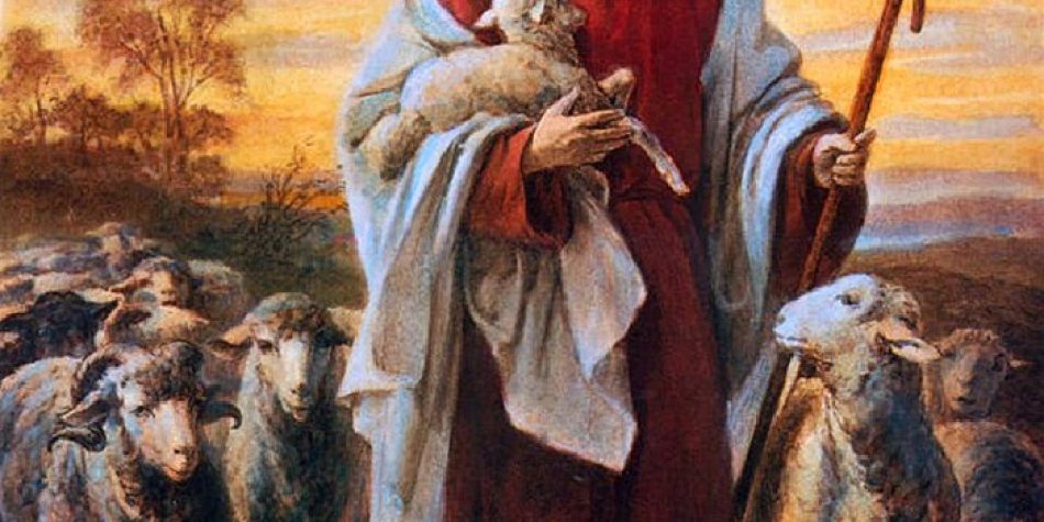'The Good Shepherd' shows Christ protecting a lamb, symbolizing the need to reduce abuse in churches for safeguarding the innocent.