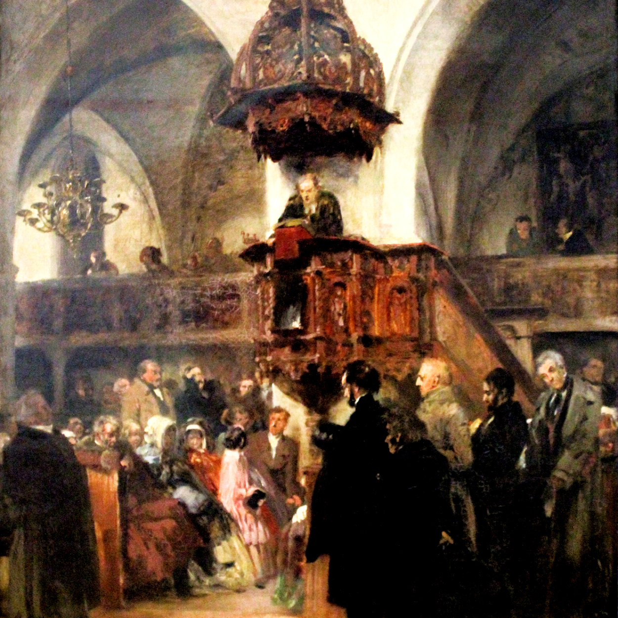 Dresden, Albertinum, Adolph Menzel: Sermon in the Old Church Monastery in Berlin | Pastors on Politics: A Sermon for America | Public Square Magazine | Sermons on Politics