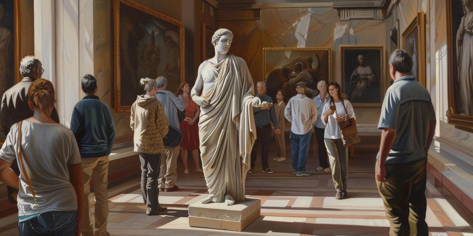 People Looking at a Sculpture in an Art Museum | The Myth of Artistic License: When Art Becomes Exploitative | Public Square Magazine | Artistic Nudity Meaning | Nudity in Art