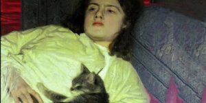 Woman Laying Down with a Cat | Living In a World of Declawed Souls | Public Square Magazine | The Dangers of Being Mediocre | How To Stop Being Mediocre