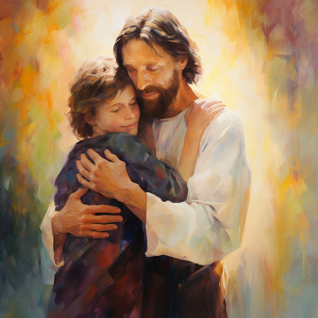 Jesus embraces someone answering the question are Latter-day Saints saved.