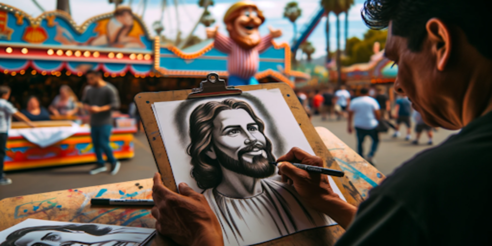 Man Drawing a Caricature of Jesus | Who is Jesus? His Character & Attributes | Public Square Magazine | Attributes of Jesus Christ to Emulate | Characteristics of Christ